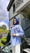 BONCUK İŞLEMELİ GÖMLEK