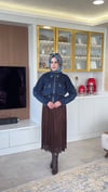 DESENLİ KOT CEKET