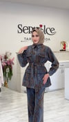 DESENLİ KOT CEKET
