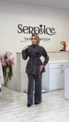 DESENLİ KOT CEKET
