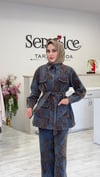 DESENLİ KOT CEKET