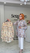 GHİSA ÇİÇEKLİ GÖMLEK