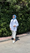 GHİSA OMUZ DETAYLI KOTON GÖMLEK