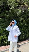 GHİSA OMUZ DETAYLI KOTON GÖMLEK