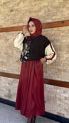 YAKA NAKIŞLI TAFTA KUMAŞ TAKIM