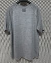 Beast Mode T-Shirt Reglan Kol Oversize Koyu Gri Kuru Kafa Baskılı