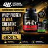 Optimum Nutrition Optimum Gold Standard Whey Protein 2273 gr + Micronized Creatine 317 gr Kombinasyonu