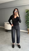 Ella Balon Jean - Siyah