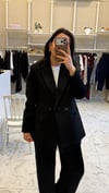 Kaşe Blazer Ceket - Siyah