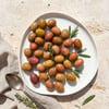 Ayolis Çizik Yeşil Zeytin XL 950 g tabakta doğal sunum