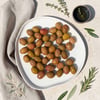 Ayolis Çizik Yeşil Zeytin L 650 g tabakta doğal sunum