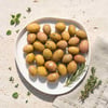 Ayolis Domat Çizik Yeşil Zeytin XXL 950 g tabakta doğal sunum