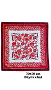 Desenli Fular 70x70cm - ÇOK RENKLİ