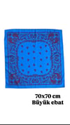 Desenli Fular 70x70cm - ÇOK RENKLİ
