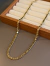 Arpa Zincir Kolye - 70cm - Altın - Toptan Takı