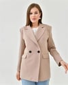 STALİKadın Blazer Ceket KremCeketStali Kadın Owersize Blazer Ceket Krem / Stalibutik