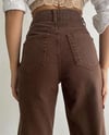 STALİKadın Düz Mom Kot Pantolon KahverengiPantolonStockport Kadın Düz Mom Kot Pantolon Kahverengi / Stalibutik