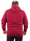 Erkek Büyük Beden Kapuşonlu Sweat TH 23214 BORDO