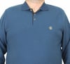 Erkek Büyük Beden Polo Yaka Sweat LV 24406 Marin