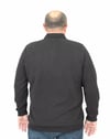 Erkek Büyük Beden Polo Yaka Sweat BSS 24404 SIYAH