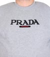 Erkek Büyük Beden Sıfır Yaka 3ip Sweat PRD 24207 GRI MELANJ