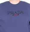Erkek Büyük Beden Sıfır Yaka 3ip Sweat PRD 24207 INDIGO
