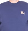 Erkek Büyük Beden Sıfır Yaka 3ip Sweat BRB 24206 INDIGO