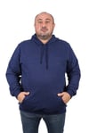 MocGrande Büyük Beden Basic Kapüşonlu Sweat 22705