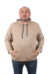 MocGrande Büyük Beden Basic Kapüşonlu Sweat 22705