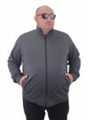 Mocgrande Büyük Beden Basic Mevsimlik Fermuarlı Sweatshirt 22750 ANTRASIT