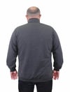 Mocgrande Büyük Beden Basic Mevsimlik Fermuarlı Sweatshirt 22750 ANTRASIT