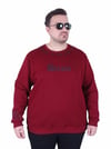 Mocgrande Büyük Beden Bisiklet Yaka 3ip Sweat Dream 25715 MURDUM