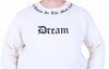 Mocgrande Büyük Beden Bisiklet Yaka 3ip Sweat Dream 25715 BEJ