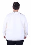 Mocgrande Büyük Beden Bisiklet Yaka 3ip Sweat Dream 25715 BEJ
