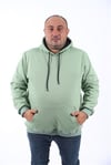 MocGrande Büyük Beden Erkek Basic Sweat Kapüşonlu 11700