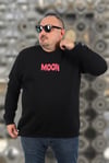 Starbattal Büyük Beden Erkek Sweat Moon 22731 SIYAH
