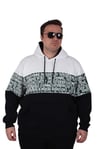 MocGrande Büyük Beden Kapüşonlu 3ip Sweat Transforming 25713 EKRU