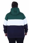 Mocgrande Büyük Beden Kapüşonlu 3ip Sweat MG 25725 NEFTI