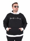 MocGrande Büyük Beden Kapüşonlu 3ip Sweat Beauty 25714 SIYAH