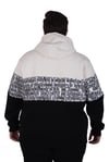 MocGrande Büyük Beden Kapüşonlu 3ip Sweat Transforming 25713 BEJ