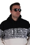 MocGrande Büyük Beden Kapüşonlu 3ip Sweat Transforming 25713 SIYAH