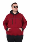MocGrande Büyük Beden Kapüşonlu 3ip Sweat Beauty 25714 MURDUM