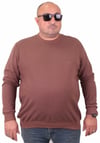 MocGrande Büyük Beden Selanik Classic Sweat 23200 TABA