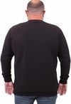 MocGrande Büyük Beden Selanik Classic Sweat 23200 SIYAH