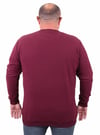 MocGrande Büyük Beden Selanik V Yaka Classic Sweat 23201 MURDUM