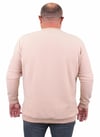 MocGrande Büyük Beden Selanik V Yaka Classic Sweat 23201 BEJ