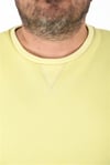 Mocgrande Büyük Beden Sweatshirt V design 22742 SARI