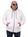 Mocgrande Büyük Beden Unisex Kapüşonlu 3ip Sweat 11701 EKRU