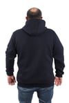 Mocgrande Büyük Beden Unisex Kapüşonlu 3ip Sweat 11701 Koyu Lacivert