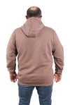 Mocgrande Büyük Beden Unisex Kapüşonlu 3ip Sweat 11701 TABA